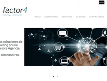 Tablet Screenshot of factor4.com.ar
